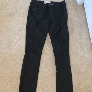 Black RSQ Distressed Jeans